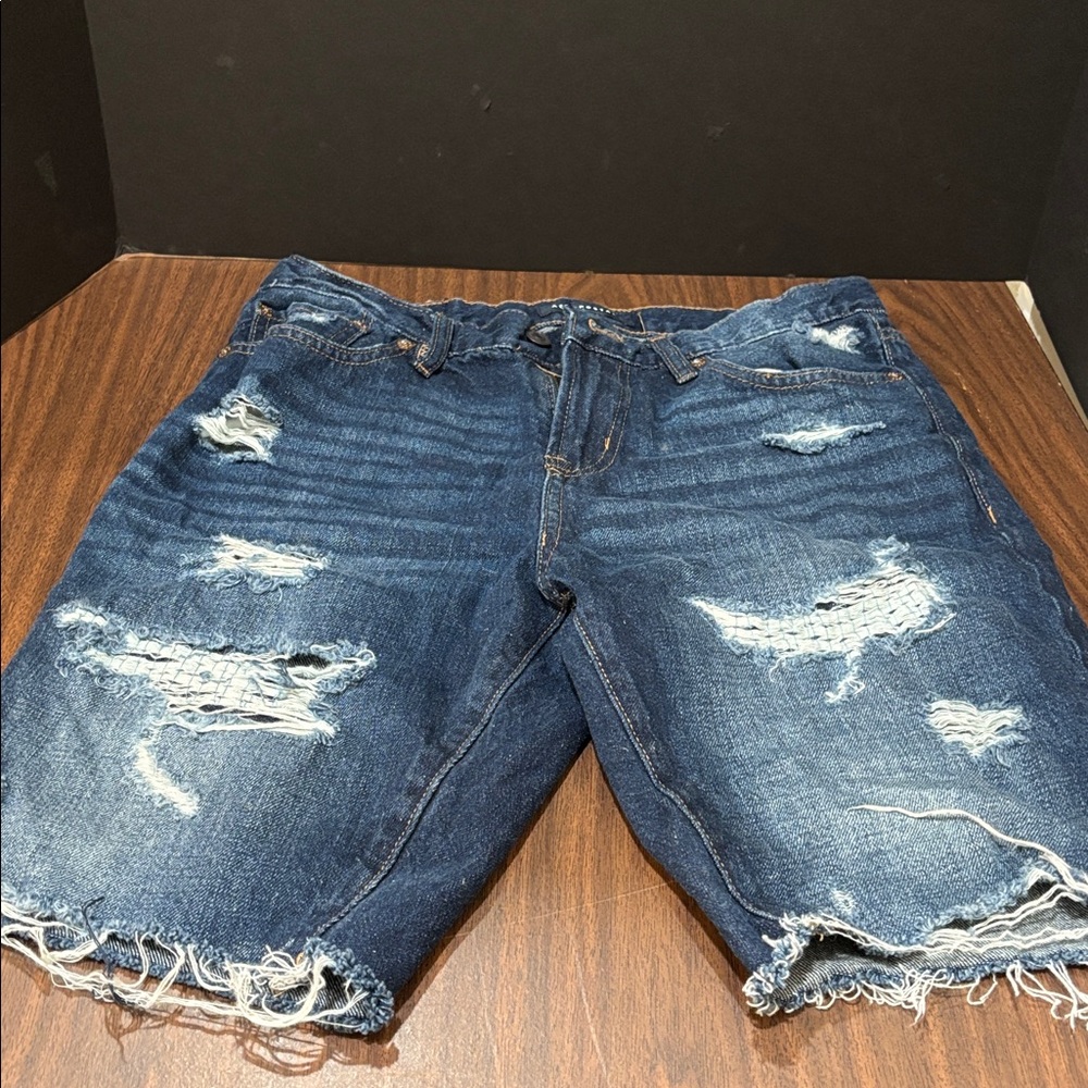 Aeropostale Navy Denim Shorts